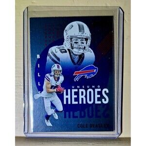 Cole Beasley 2021 Panini NFL Absolute Unsung Heroes Football #UH-19 Card